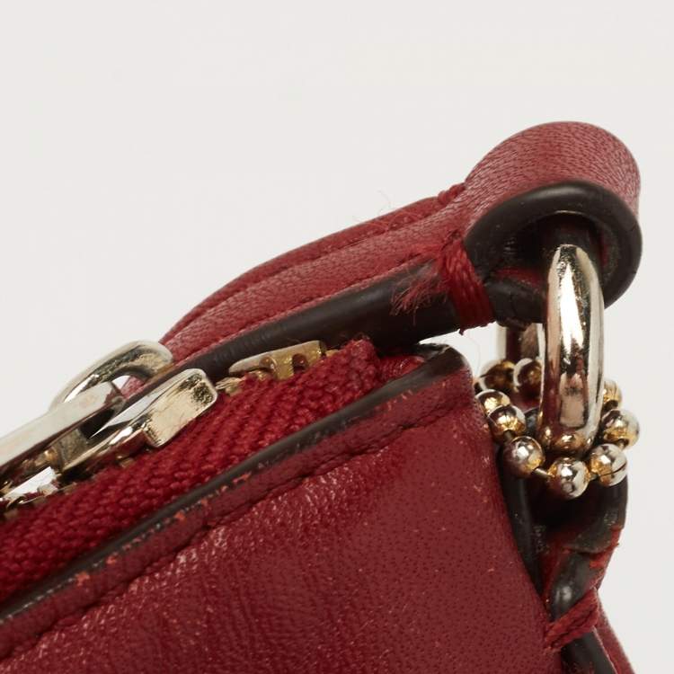 مملوكة مسبقًا Coach Red Leather East/West Swingpack Crossbody Bag