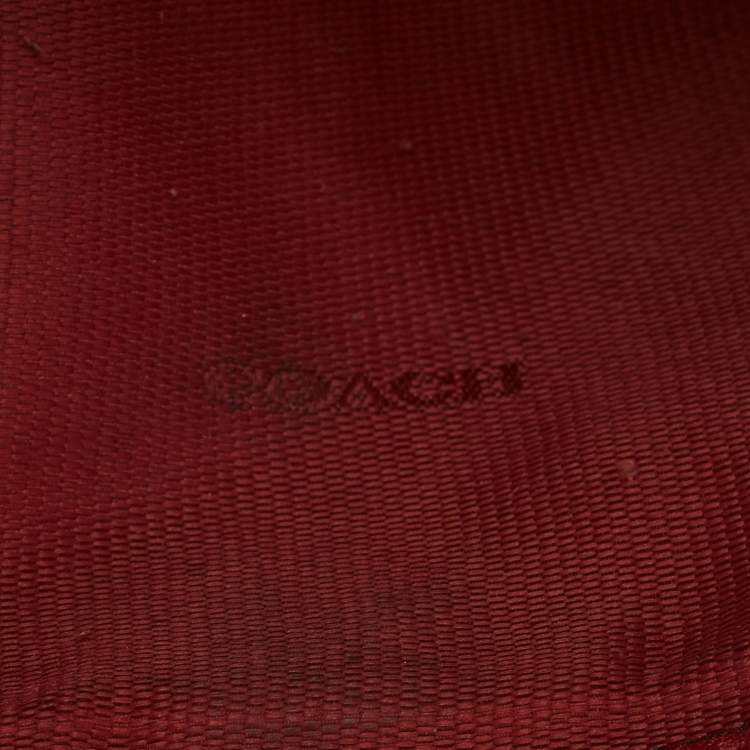 مملوكة مسبقًا Coach Red Leather East/West Swingpack Crossbody Bag