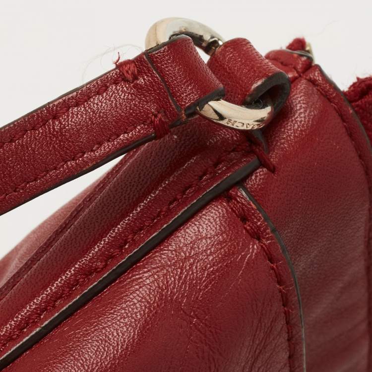 مملوكة مسبقًا Coach Red Leather East/West Swingpack Crossbody Bag