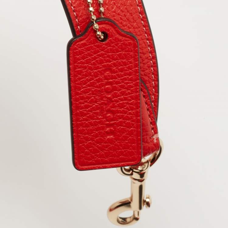 Pre Owned Coach Red Leather Jamie Camera Crossbody Bag