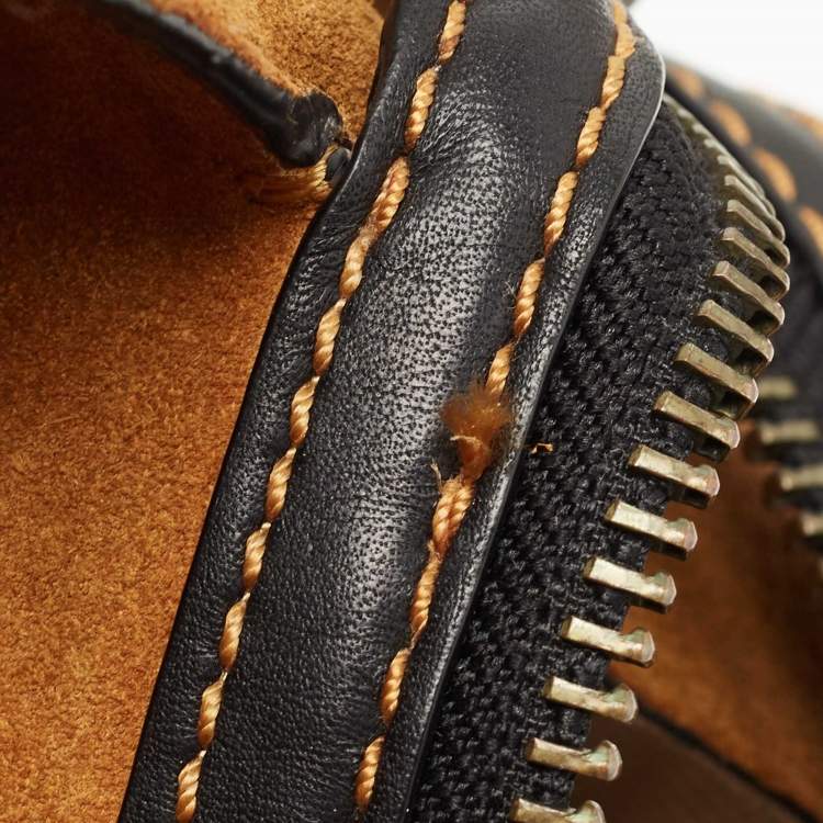 مملوكة مسبقًا Coach Burgundy/Tan Leather and Suede Rogue Tote