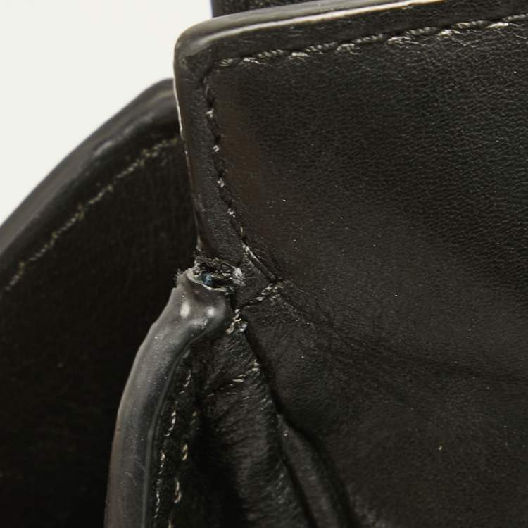 Pre Owned Coach Black Leather Tanner Tote
