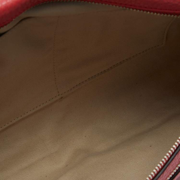 مملوكة مسبقًا Coach Red Leather Wristlet Clutch