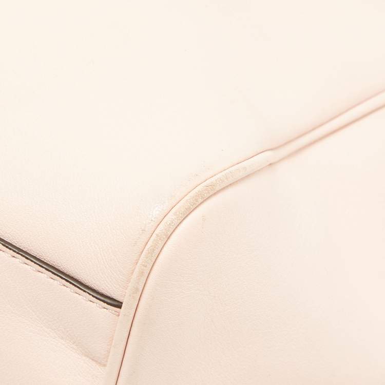 Pre Owned Coach Pink Leather Legacy Romy Top Handle Bag