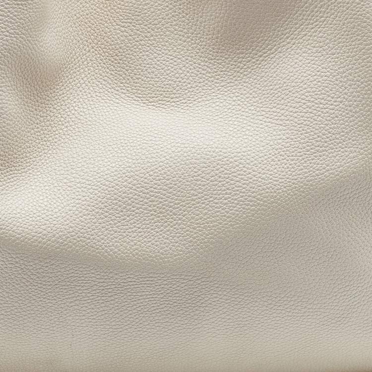 Pre Owned Coach Ivory/Brown Siganature Coated Canvas and Leather Dalton 31 Shoulder Bag