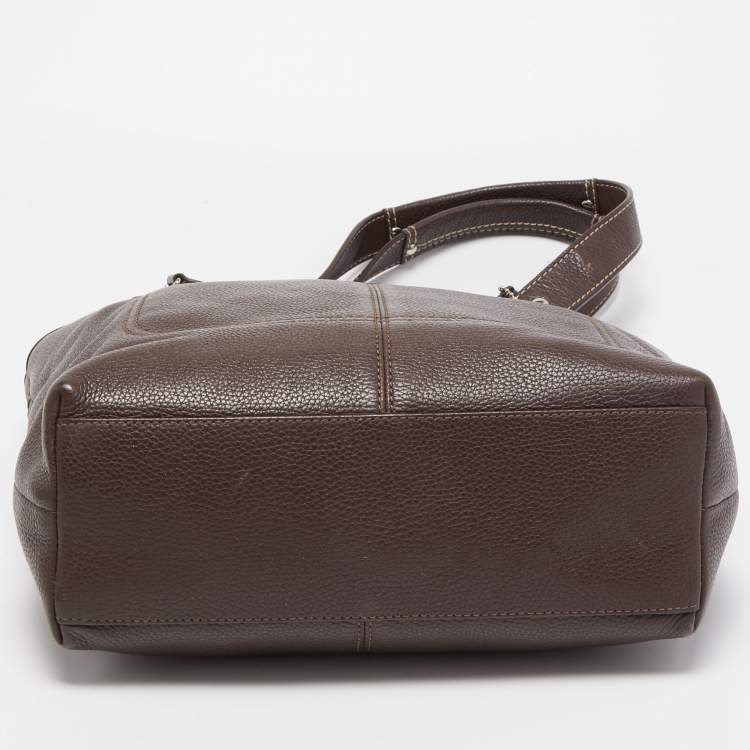 مملوكة مسبقًا Coach Dark Brown Leather Penelope Tote