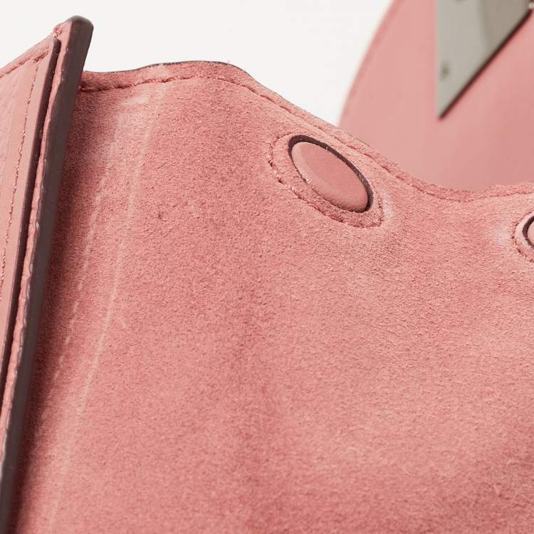 Pre Owned Coach Pink Leather and Suede Drifter Crossbody Bag