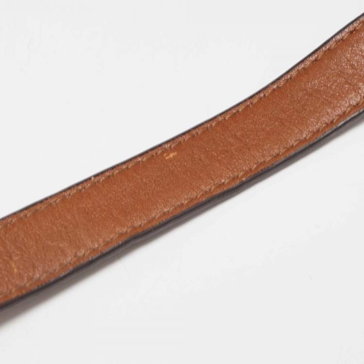 Pre Owned Coach Brown Leather Kristin Hobo