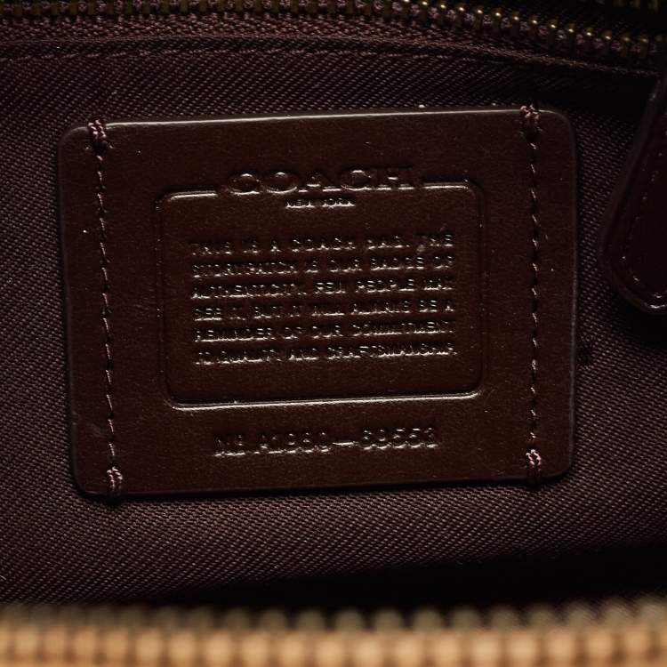 Pre Owned Coach Multicolor Leather Butterfly Applique Dreamer Satchel