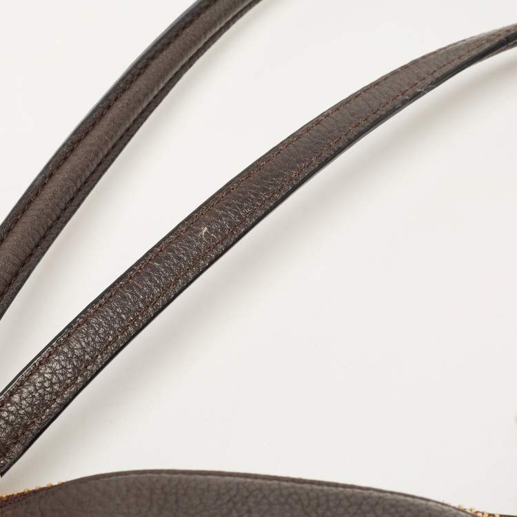 Pre Owned Coach Dark Brown Leather Kelsey Tote