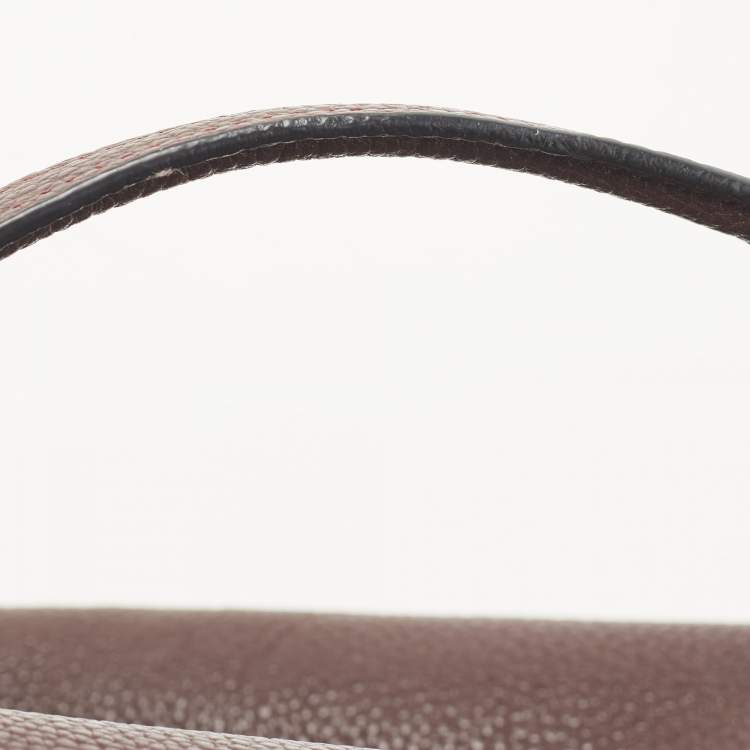 Pre Owned Coach Burgundy Leather Prairie Satchel