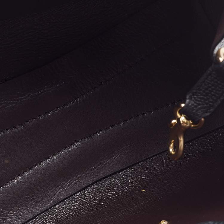 Pre Owned Coach Black Leather Hadley 21 Hobo