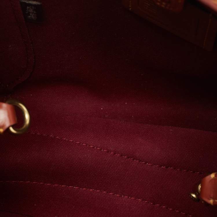 Pre Owned Coach Beige/Brown Signature Coated Canvas and Leather Hadley 21 Hobo