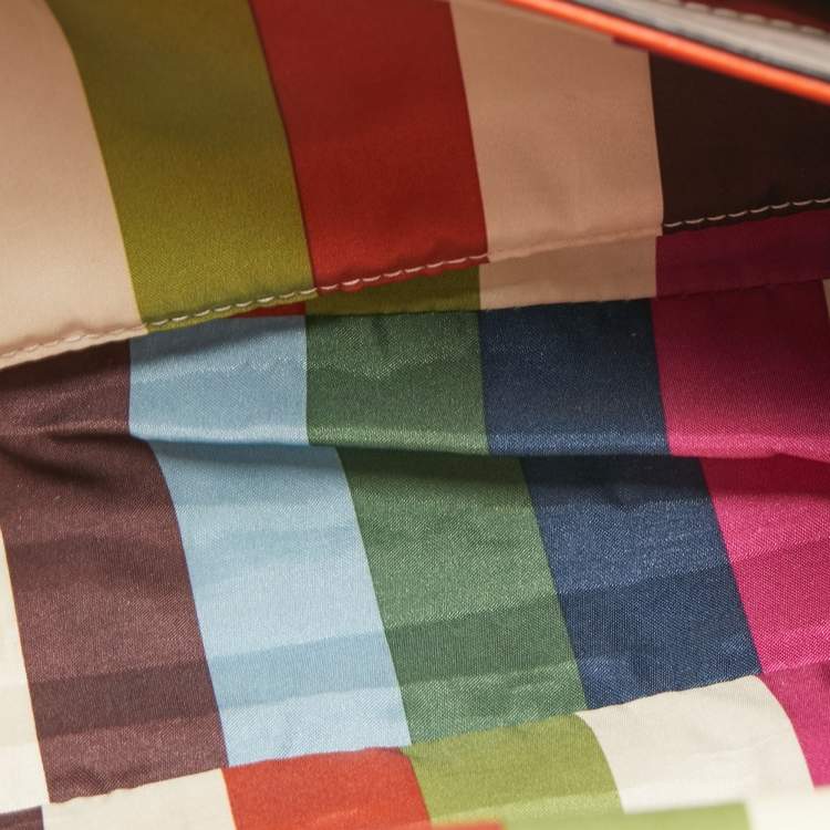 Pre Owned Coach Multicolor Leather 70th Anniversary Limited Edition Shoulder Bag