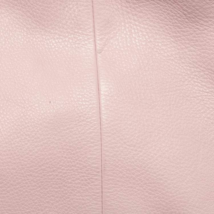 Pre Owned Coach Pink Leather Edie Shoulder Bag