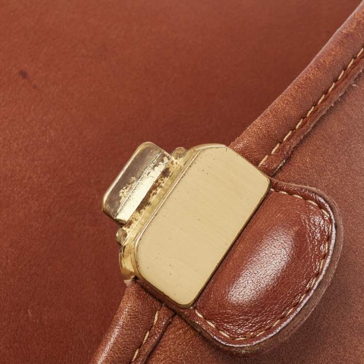 Pre Owned Coach Brown Leather Branson Tote 