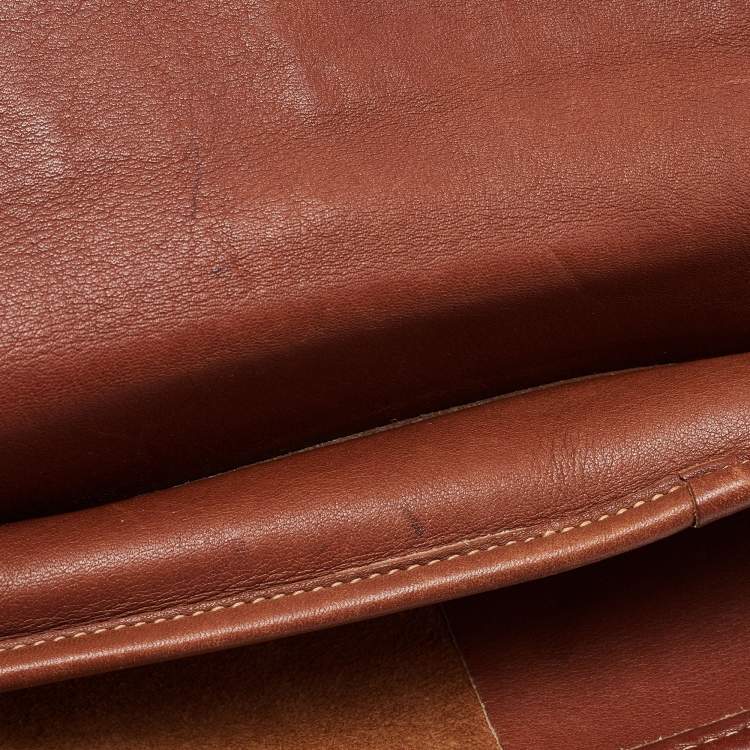 Pre Owned Coach Brown Leather Branson Tote 