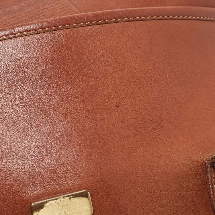 Pre Owned Coach Brown Leather Branson Tote 