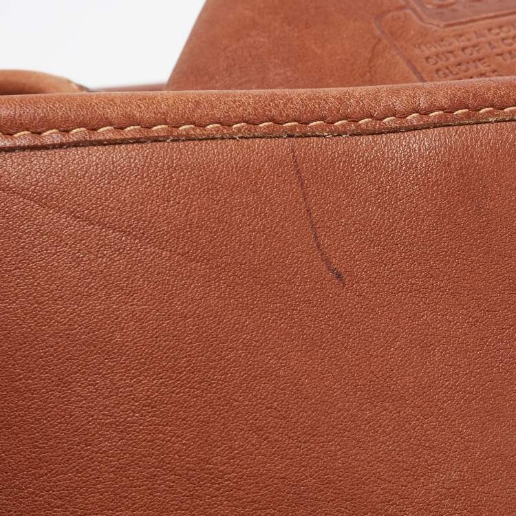 Pre Owned Coach Brown Leather Branson Tote 