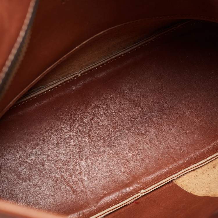Pre Owned Coach Brown Leather Branson Tote 