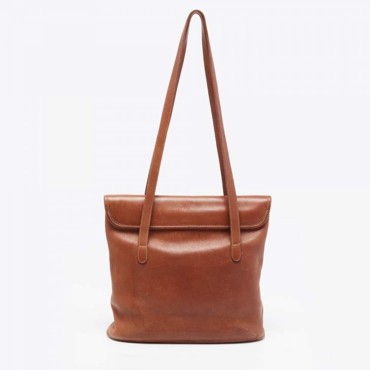 Pre Owned Coach Brown Leather Branson Tote 