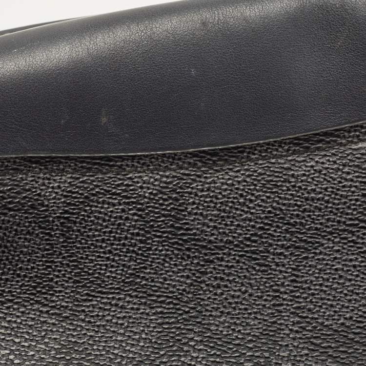 Pre Owned Coach Navy Blue Signature Coated Canvas and Leather Camera Crossbody Bag