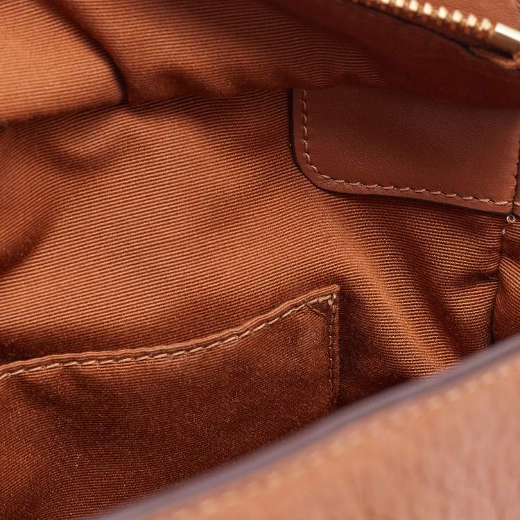 Pre Owned Coach Brown/Green Leather and Suede Blake Carryall Tote