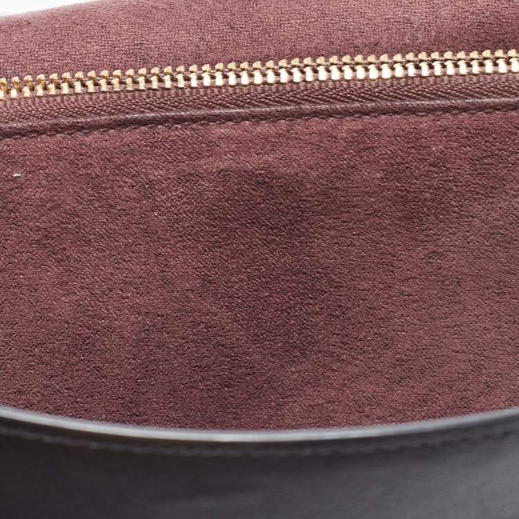 Pre Owned Coach Black Leather Small Parker Chain Flap Shoulder Bag