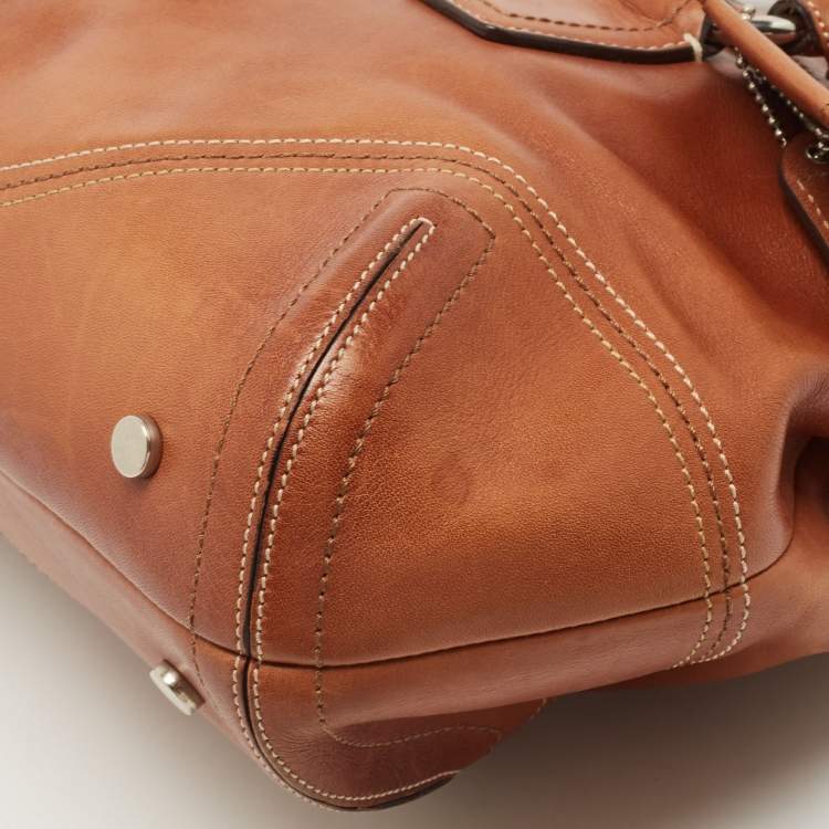 Pre Owned Coach Brown Leather Soho Hampton Satchel