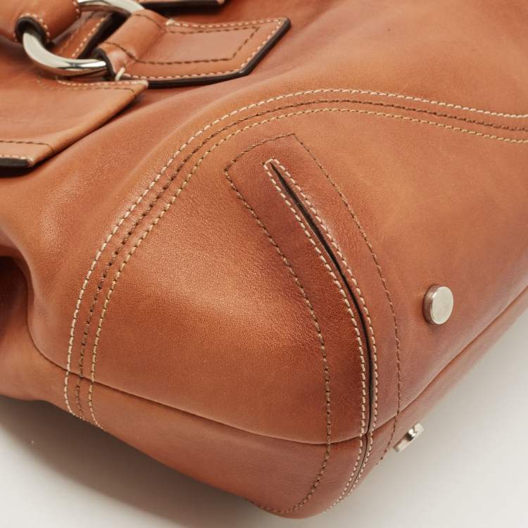 Pre Owned Coach Brown Leather Soho Hampton Satchel