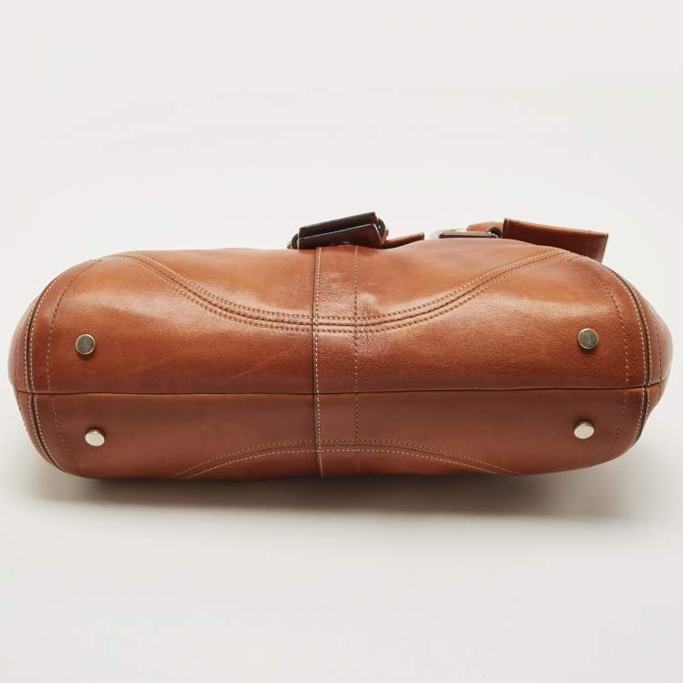 Pre Owned Coach Brown Leather Soho Hampton Satchel