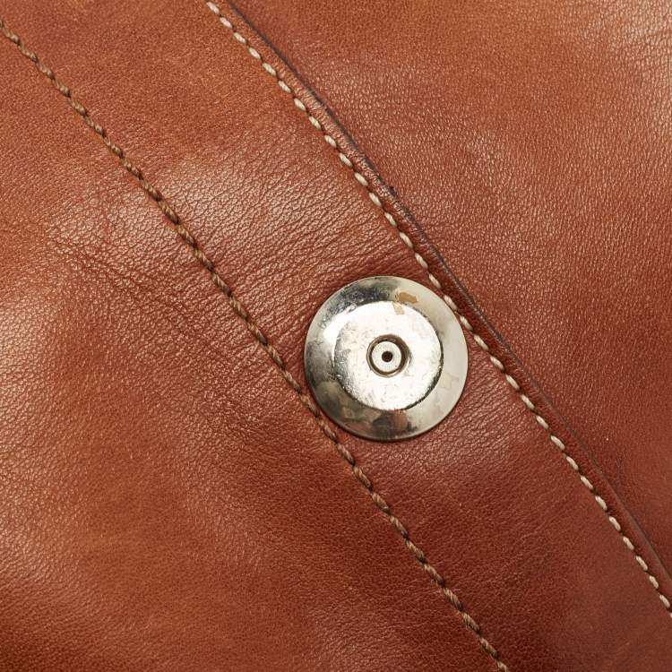Pre Owned Coach Brown Leather Soho Hampton Satchel
