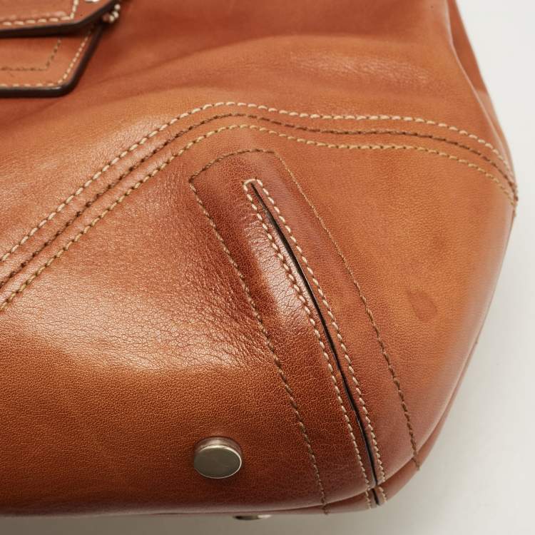 Pre Owned Coach Brown Leather Soho Hampton Satchel