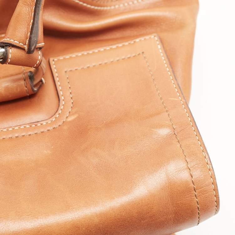 Pre Owned Coach Brown Leather Soho Hampton Satchel