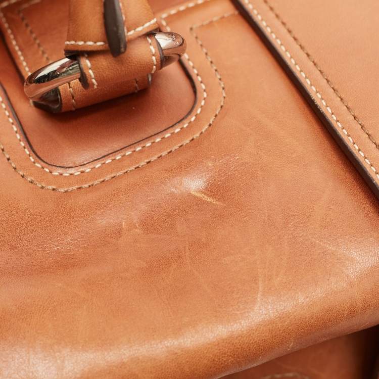 Pre Owned Coach Brown Leather Soho Hampton Satchel