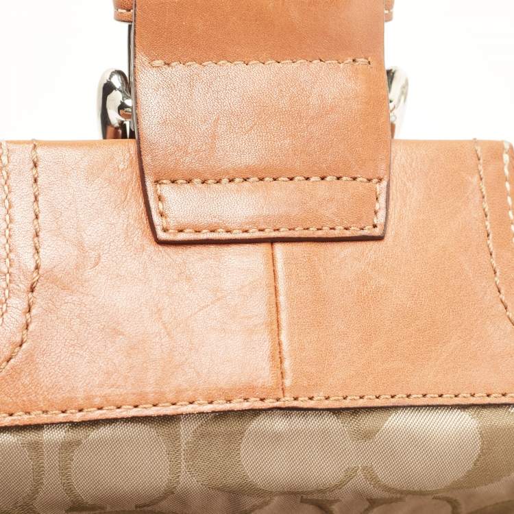 Pre Owned Coach Brown Leather Soho Hampton Satchel