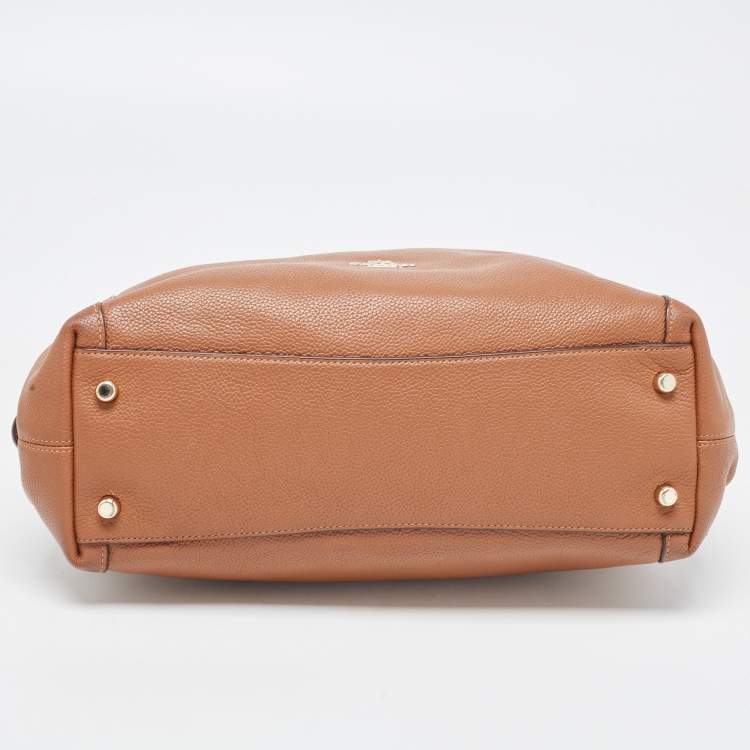 Pre Owned Coach Brown Leather Edie Shoulder Bag