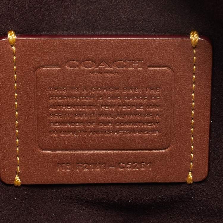 Pre Owned Coach Maroon/Burgundy Leather Soft Tabby Shoulder Bag