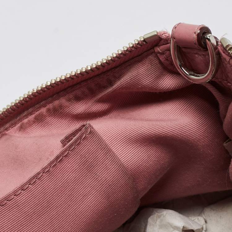 Pre Owned Coach Pink Leather Kelsey Satchel