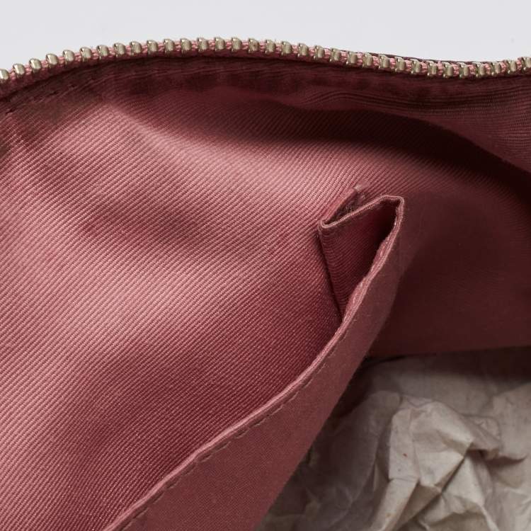 Pre Owned Coach Pink Leather Kelsey Satchel