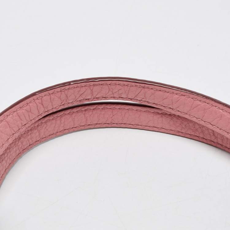 Pre Owned Coach Pink Leather Kelsey Satchel