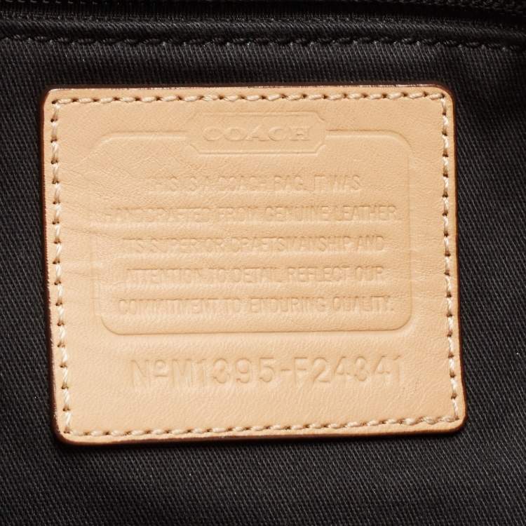 مملوكة مسبقًا Coach Black Leather Large Metro Tote