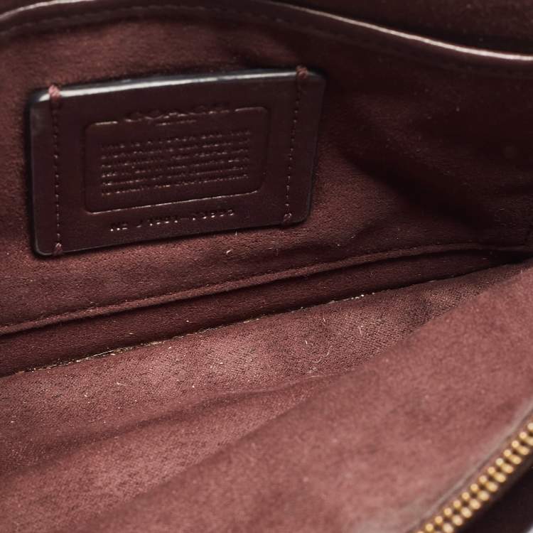 Pre Owned Coach Black Pebbled Leather Tabby Shoulder Bag 