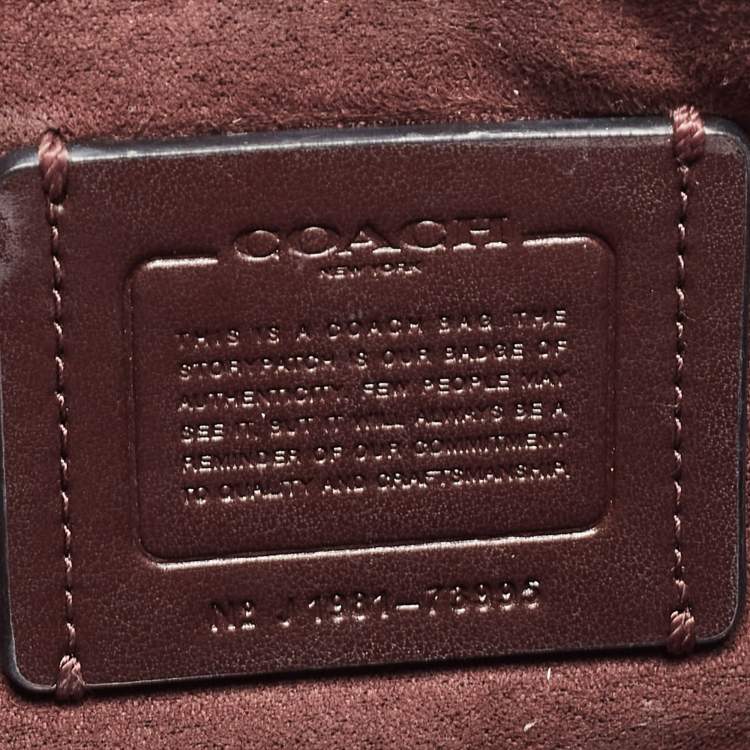 Pre Owned Coach Black Pebbled Leather Tabby Shoulder Bag 