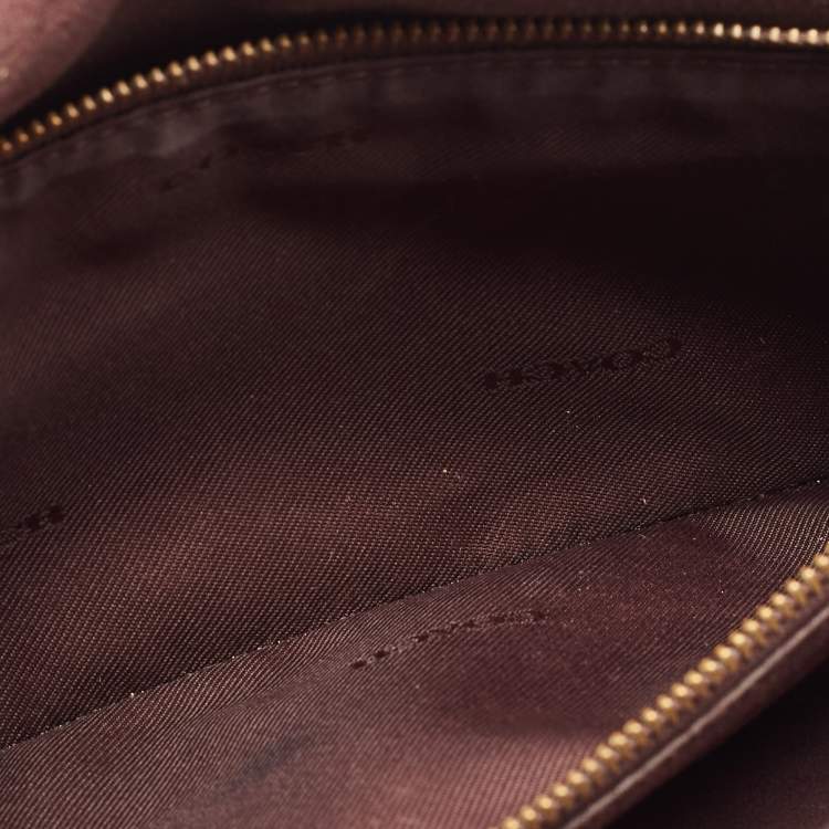 Pre Owned Coach Black Pebbled Leather Tabby Shoulder Bag 