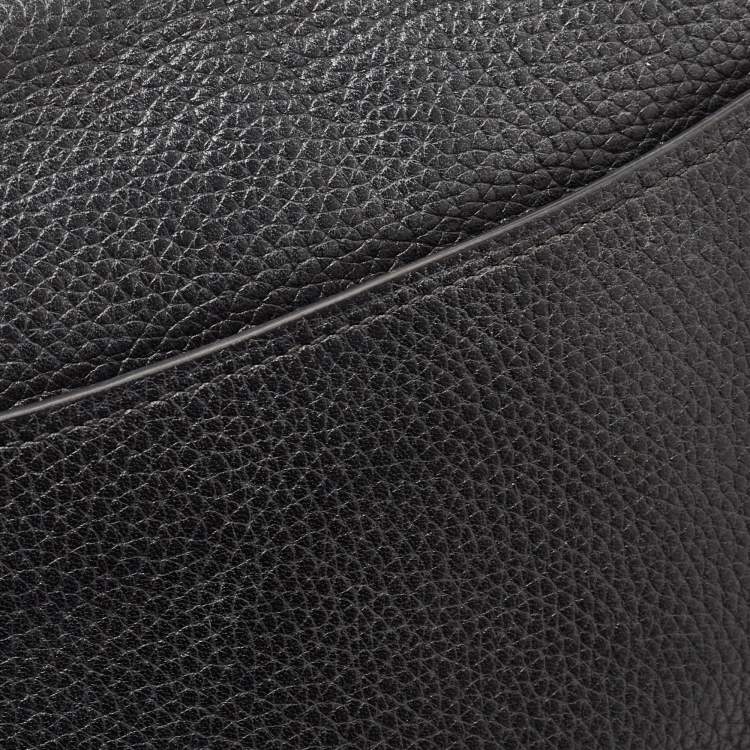 Pre Owned Coach Black Pebbled Leather Tabby Shoulder Bag 
