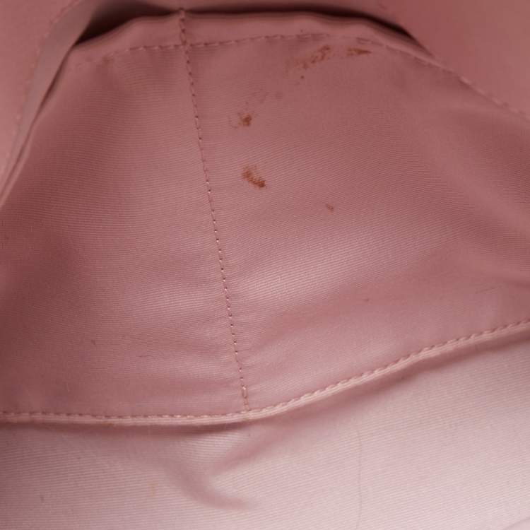 Pre Owned Coach Pink Leather Margot Carryall Satchel
