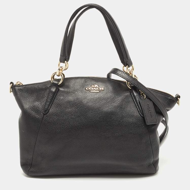 Coach Black Leather store Satchel