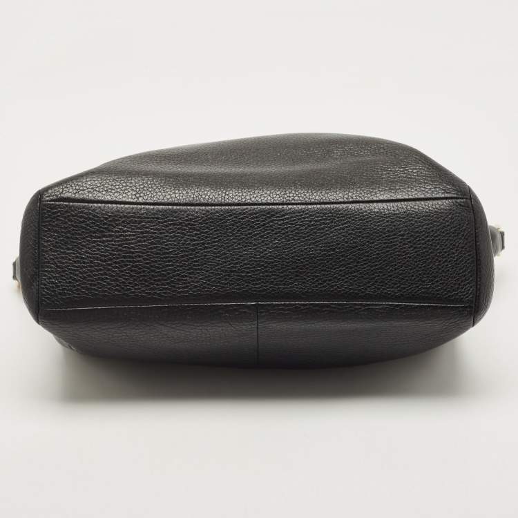 Pre Owned Coach Black Leather Small Kelsey Satchel