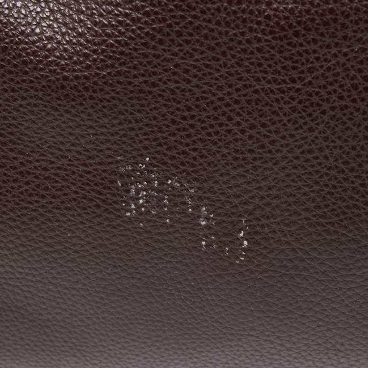 مملوكة مسبقًا Coach Burgundy Leather Small Kelsey Satchel